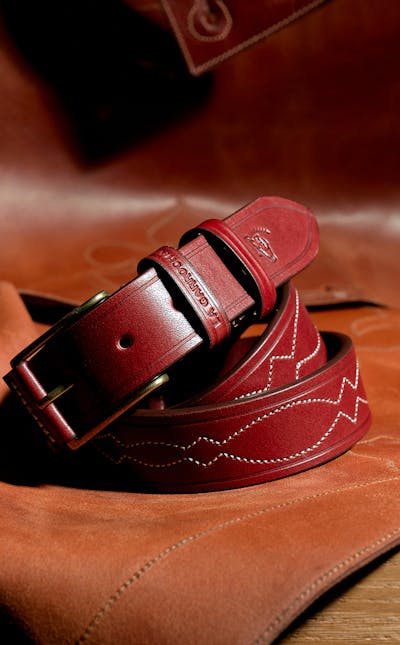 Genuine Leather Belt Dehesa | Caoba