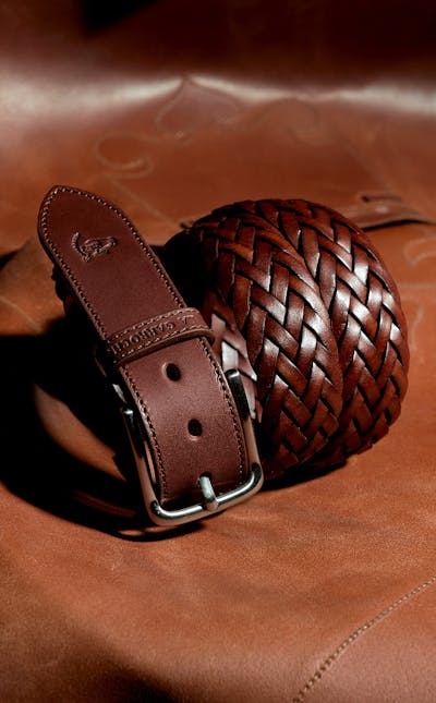Genuine Leather Belt Tablada | Marrón