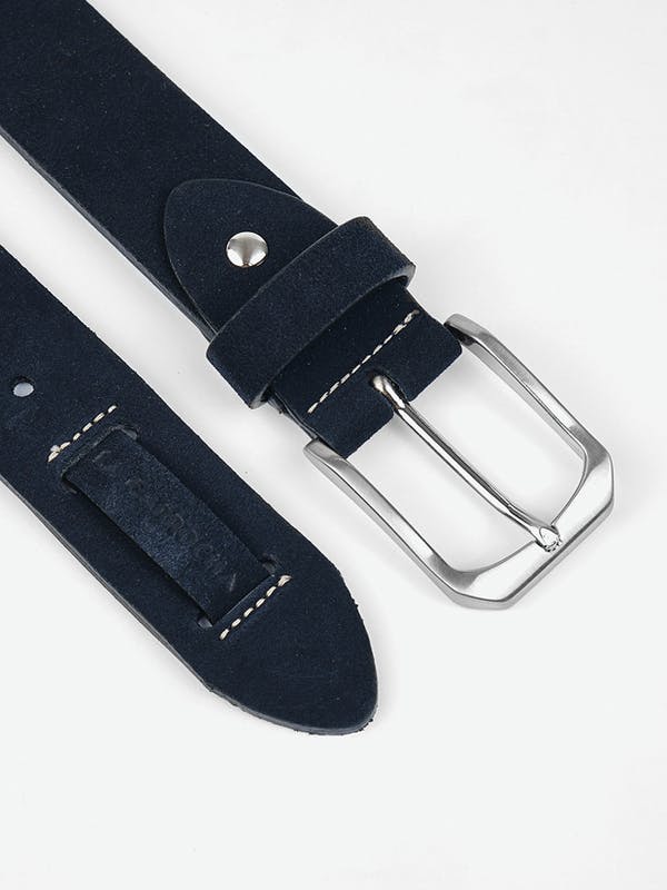 Beja Split Leather Belt | Marino
