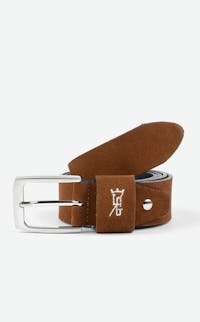 Split Leather Belt Purasangre | Nogal
