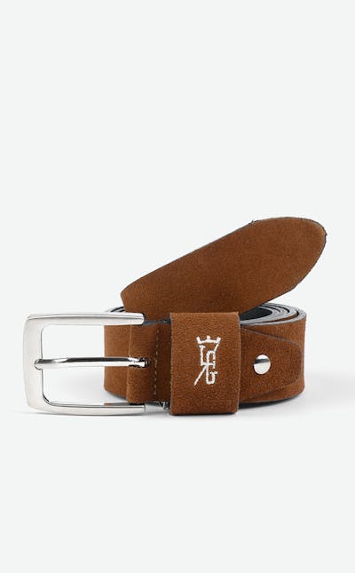 Split Leather Belt Purasangre | Nogal