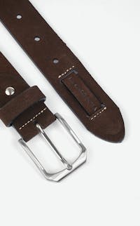 Split Leather Belt Beja | Chocolate