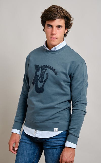 Sudadera Brand | Cobalto
