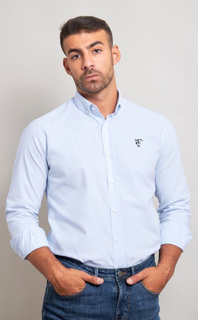 Shirt Oxford | Celeste