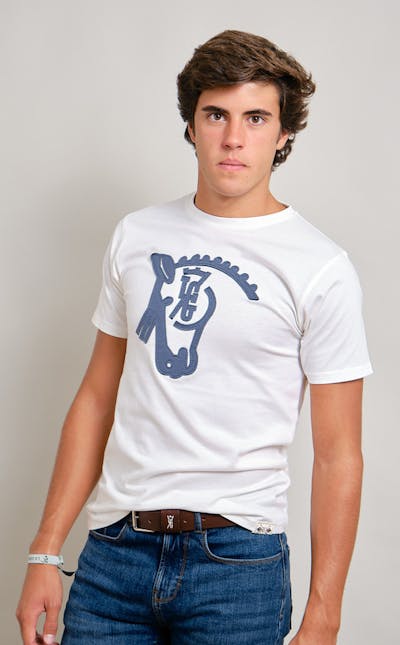 T-shirt Relincho | Crudo & Cobalto