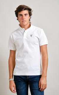 Cotton Polo Shirt | Blanco