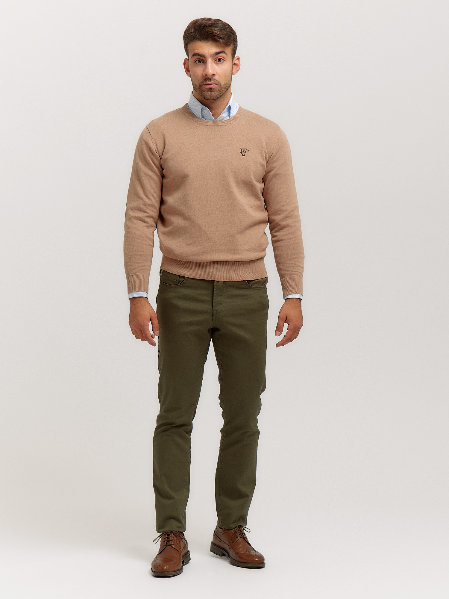 Buy Hackett London Men Green Plain 5-Pocket Trouser Online - 893918 | The  Collective