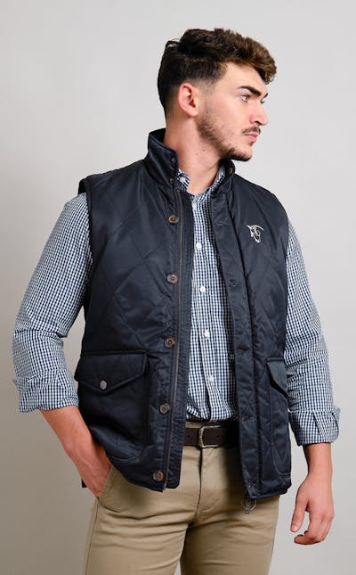 Trevejo Quilted Gilet | Marino
