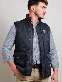 Trevejo Quilted Gilet | Marino