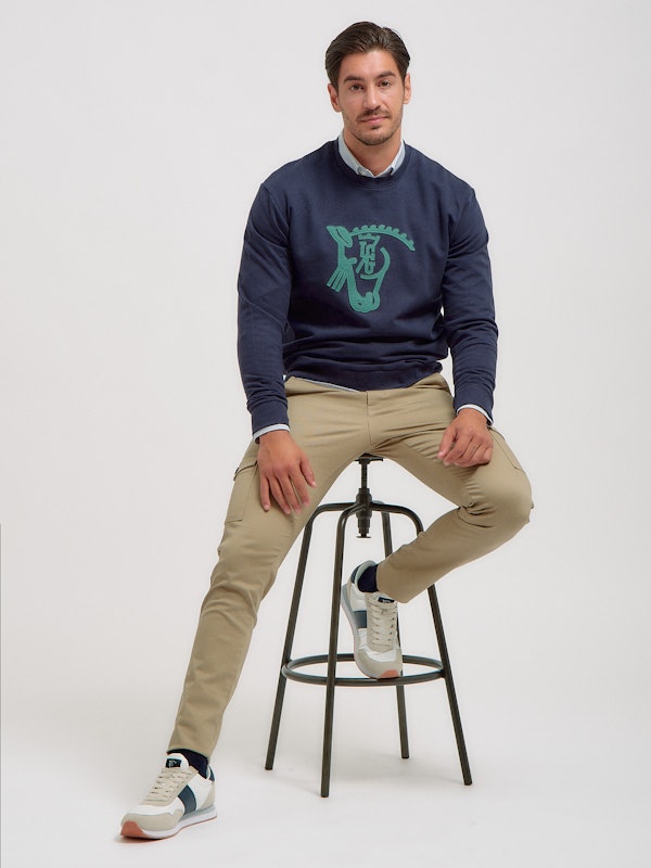 Brand Sweatshirt | Marino