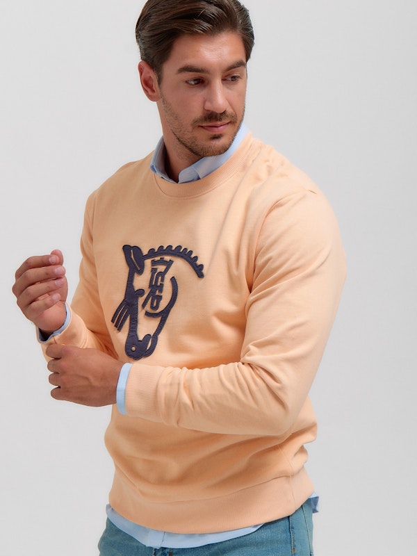 Brand Sweatshirt | Naranja