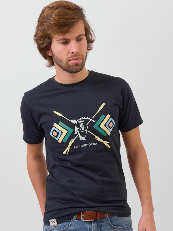 Camiseta Fustas Étnica | Marino