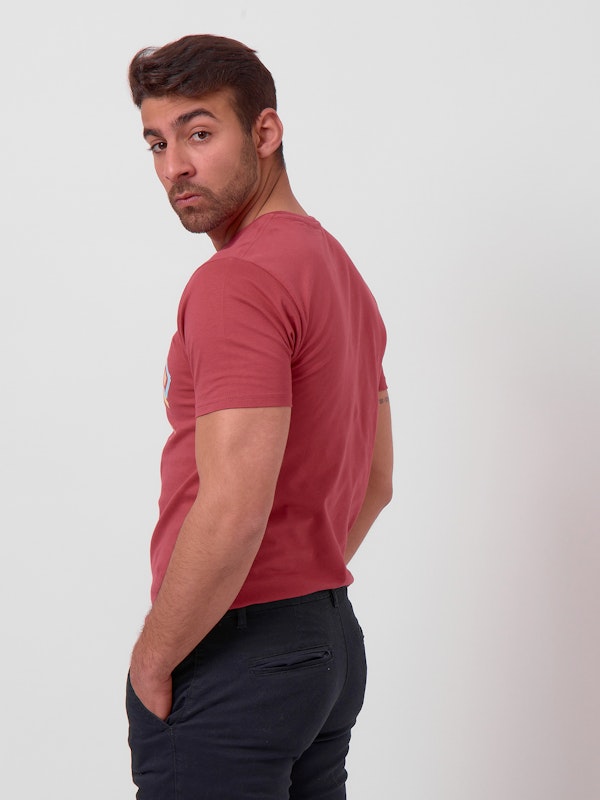 T-shirt Chicote Étnico | Ciruela