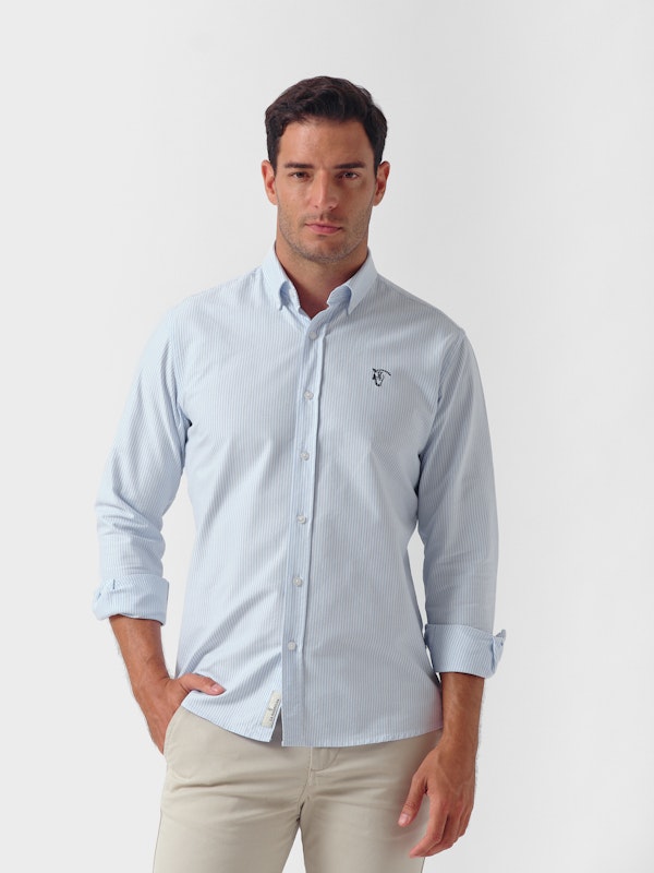 Camisa Ribera | Celeste