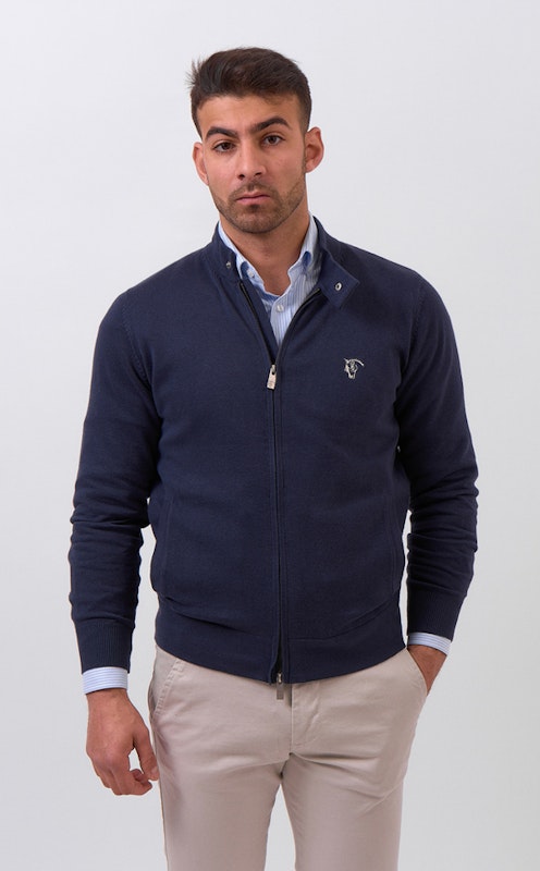 Cardigan with Zip | Marino