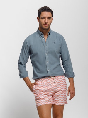 Calção de banho Olas | Salmón