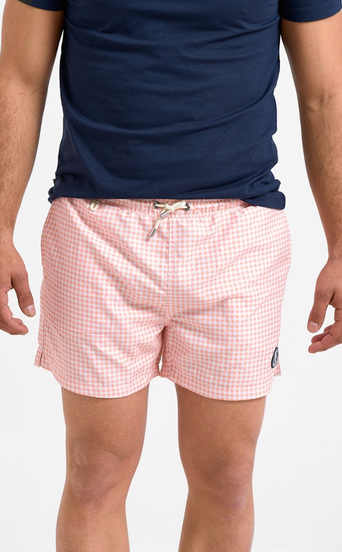 Calção de banho Vichy | Naranja