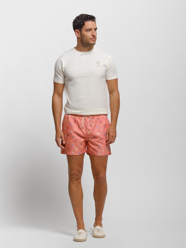 Calção de banho Brand Color | Naranja