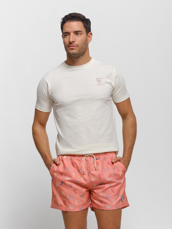 Calção de banho Brand Color | Naranja