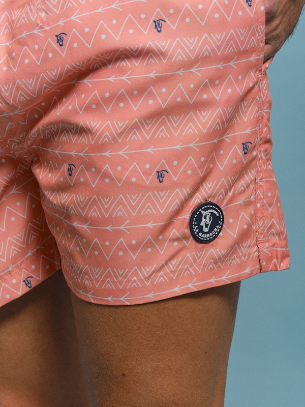 Calção de banho Tribal | Salmón