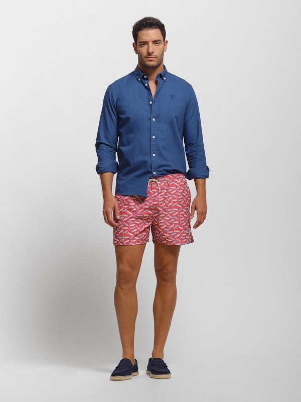 Calção de banho de peixe