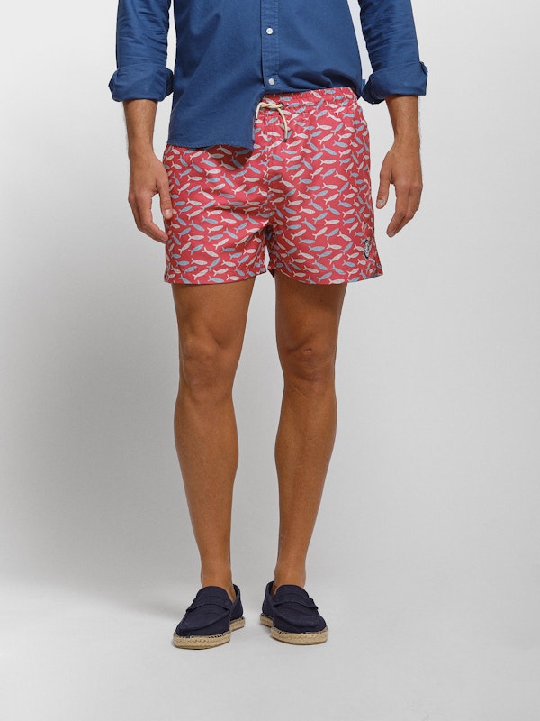 Calção de banho de peixe