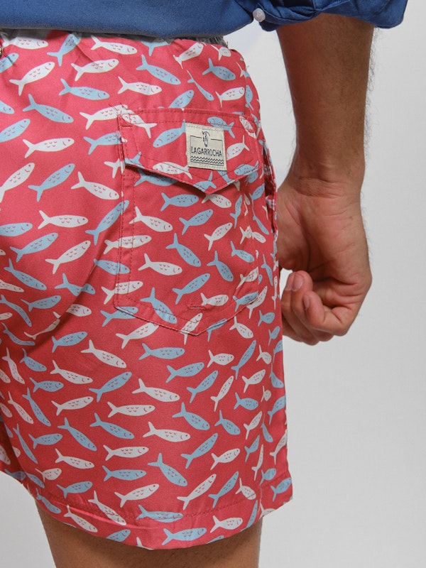 Calção de banho de peixe