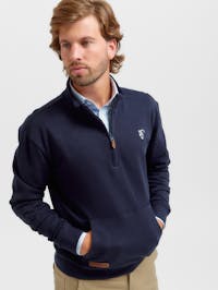 Half-Zip Sweatshirt | Marino