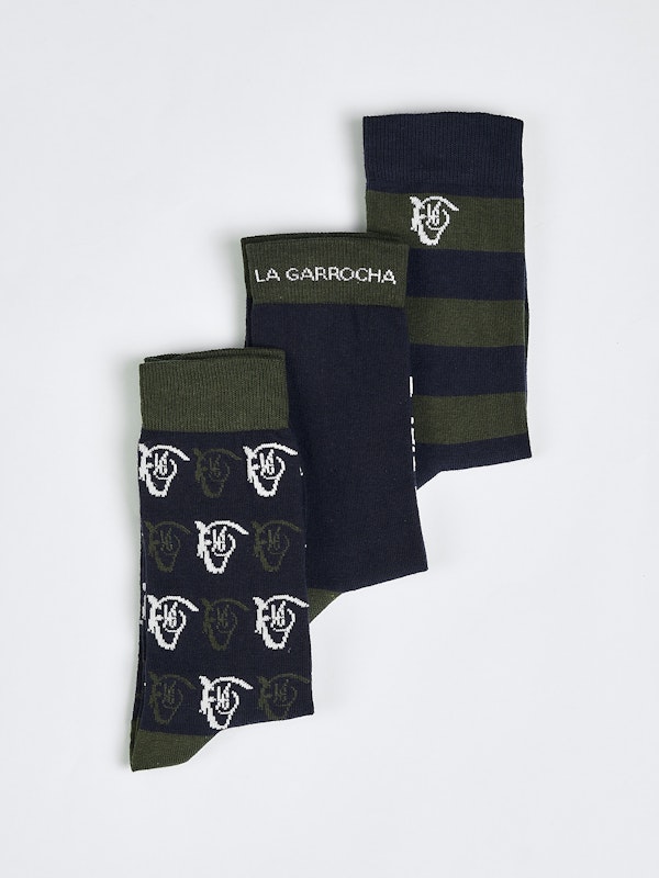 3-Pack Brand Socks
