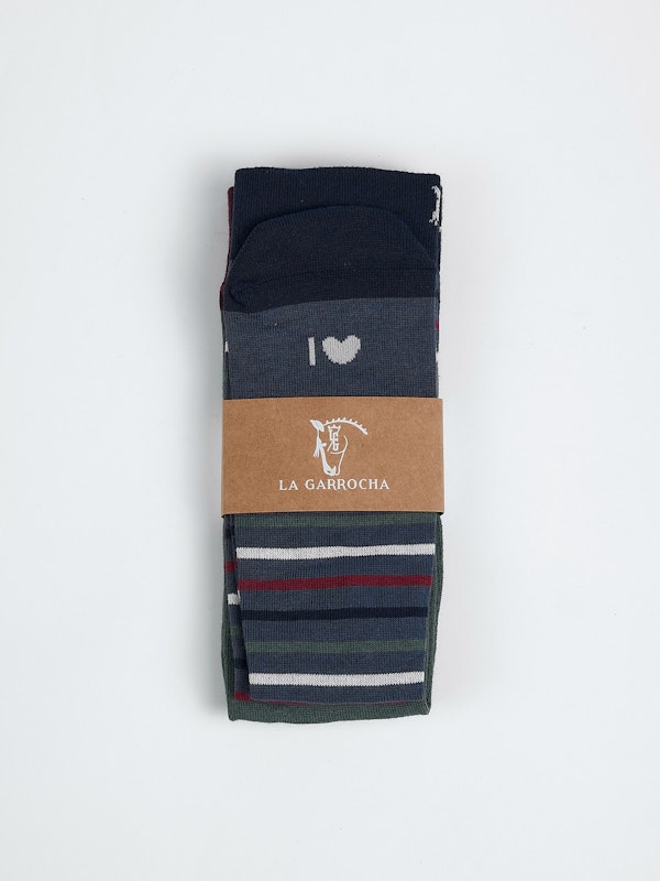 Pack de 2 Pares de Meias I Love