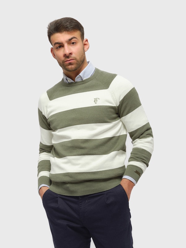 Striped Sweater | Salvia