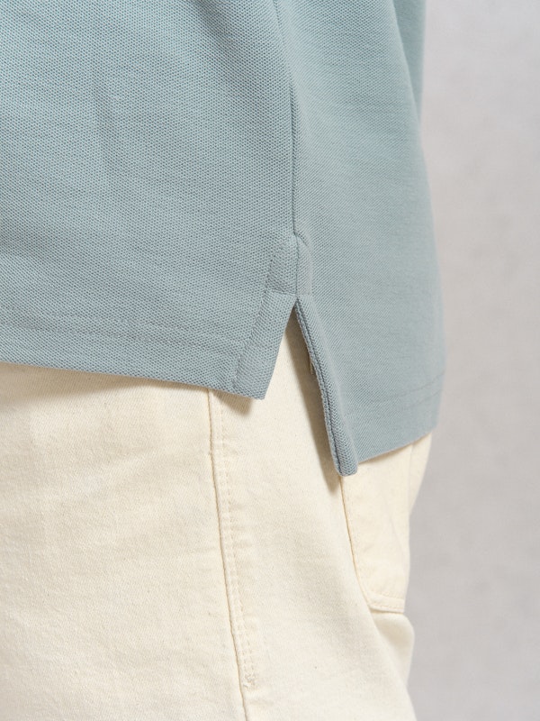 Polo Básico com Detalhe Patch | Zafiro