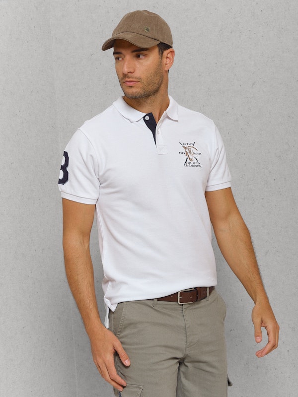 Number Polo | Blanco