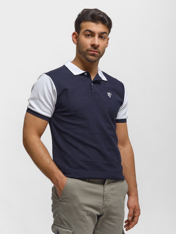 Polo Bicolor | Marino