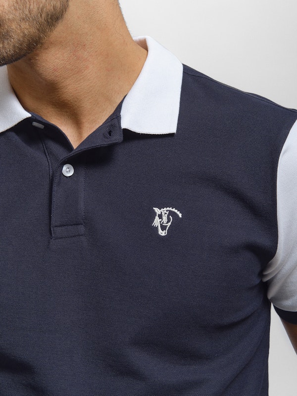 Polo Bicolor | Marino