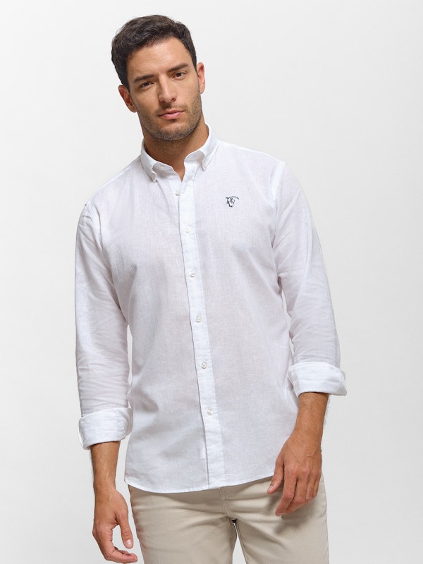 Camisa Lino | Blanco