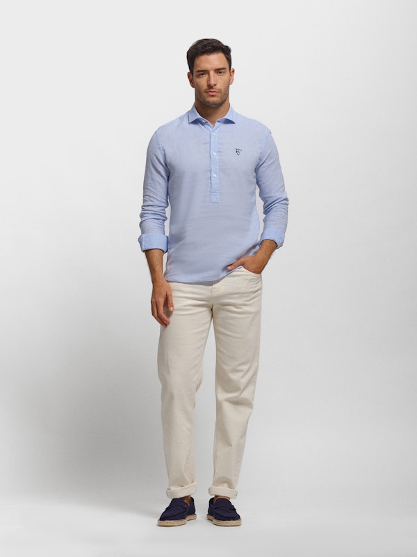 Polo Shirt | Celeste