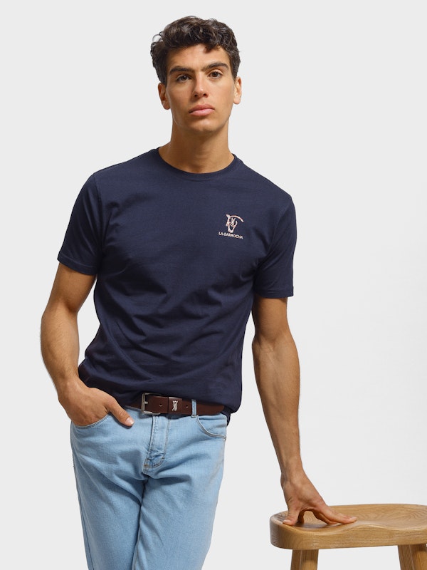 T-shirt Étnica Mini | Marino