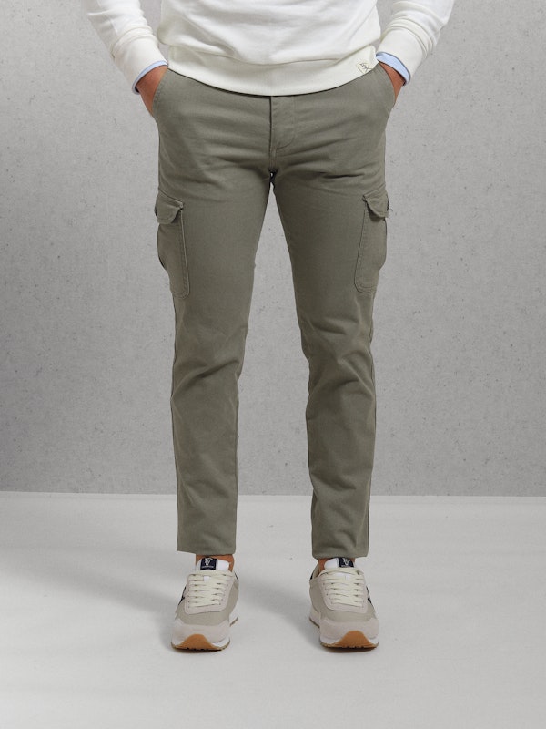 Chinos Cargo | Gris Verdoso