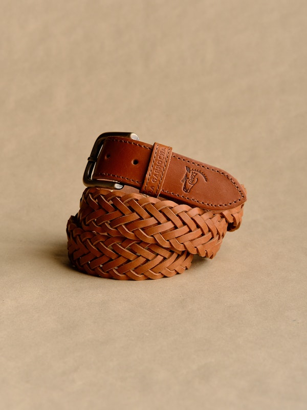 Braided Leather Belt | Cuero
