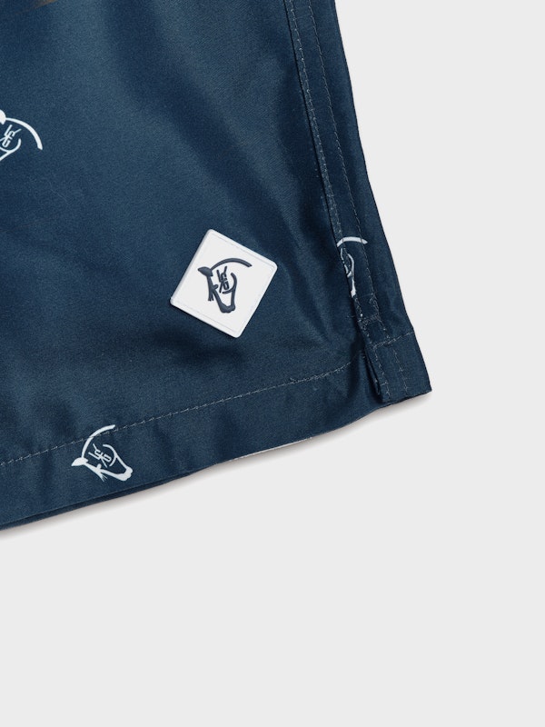 Calção de banho Brand Mini | Marino