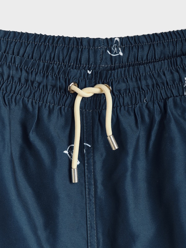 Calção de banho Brand Mini | Marino