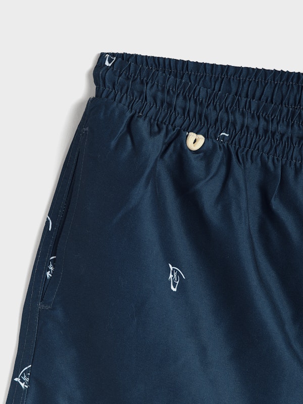 Calção de banho Brand Mini | Marino