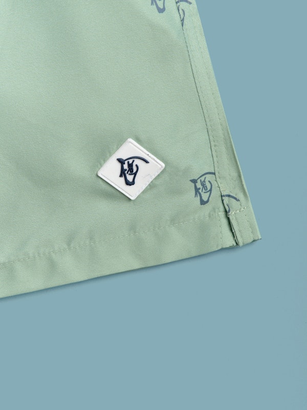 Calção de banho Brand Mini | Menta