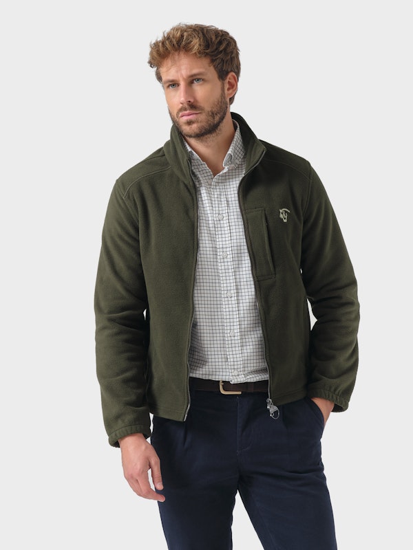 Chest Pocket Fleece Jacket | Musgo