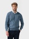 Jersey Pico Coderas Melange | Cobalto