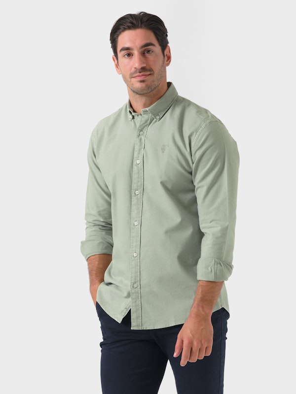 Garment Dyed Shirt | Basil