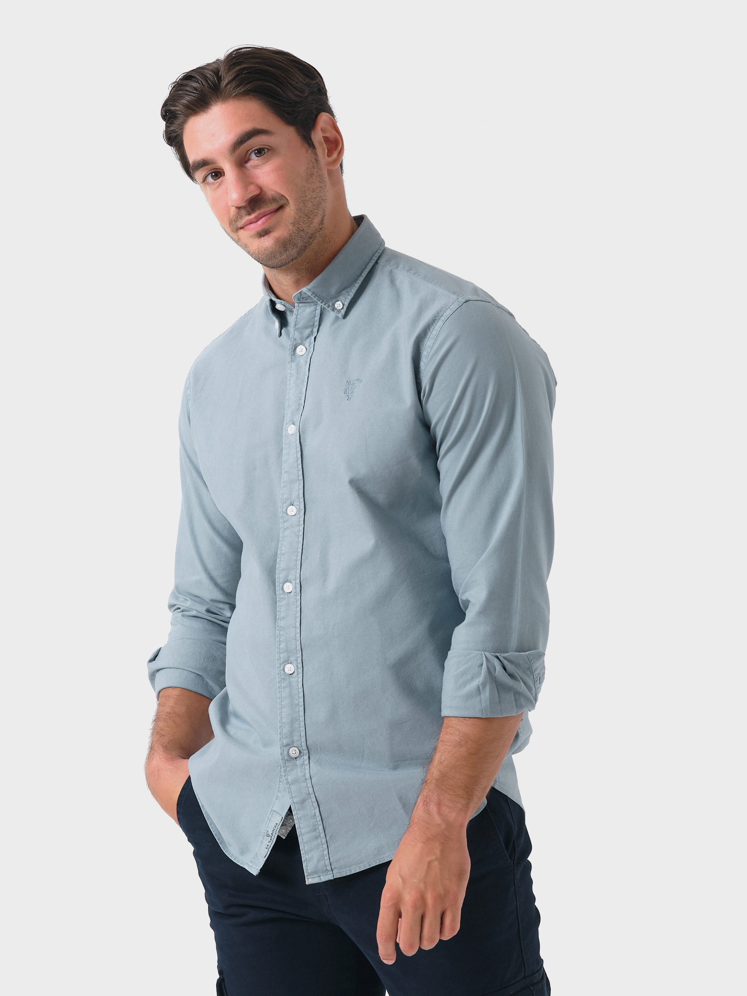 Camisas de hombre lisas sale