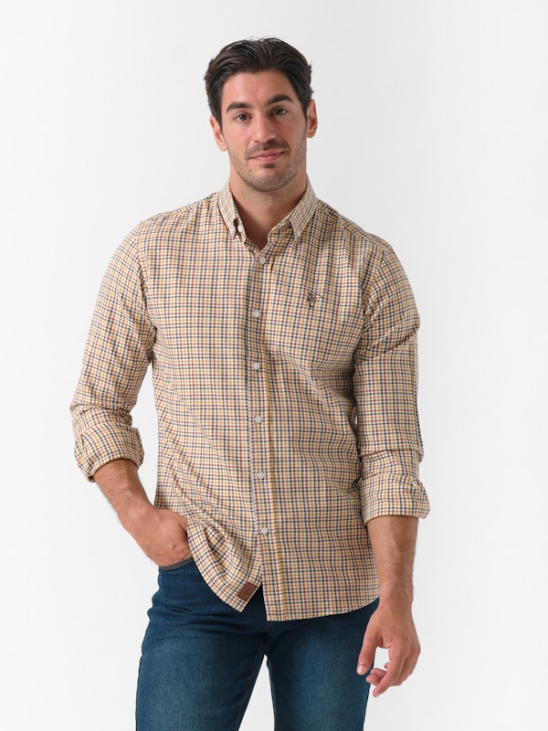 Camisa Borba | Camel