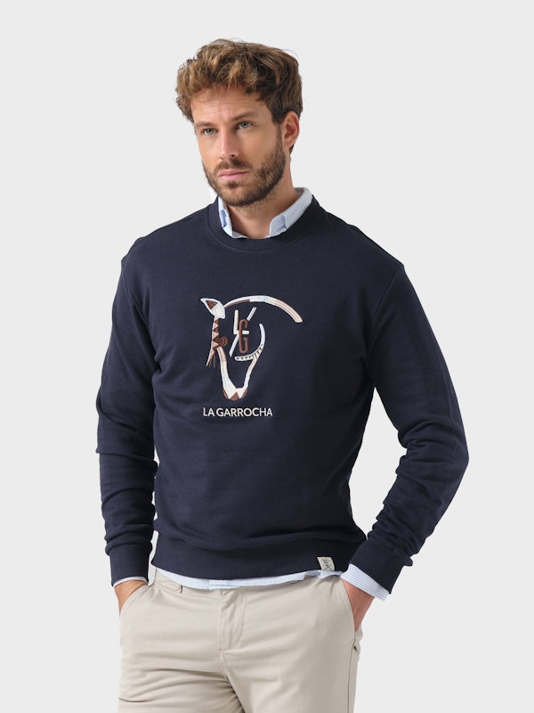 Quarter Sweatshirt | Marino